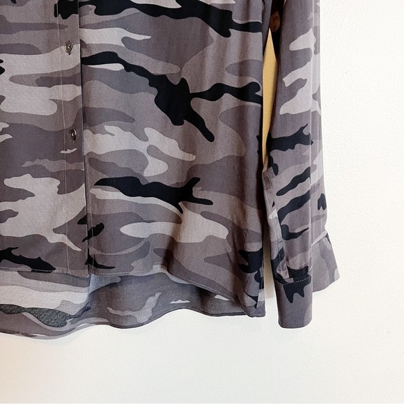 BOGO! Rails Rhett Charcoal Camo Button Front Shirt XS - Picture 6 of 11